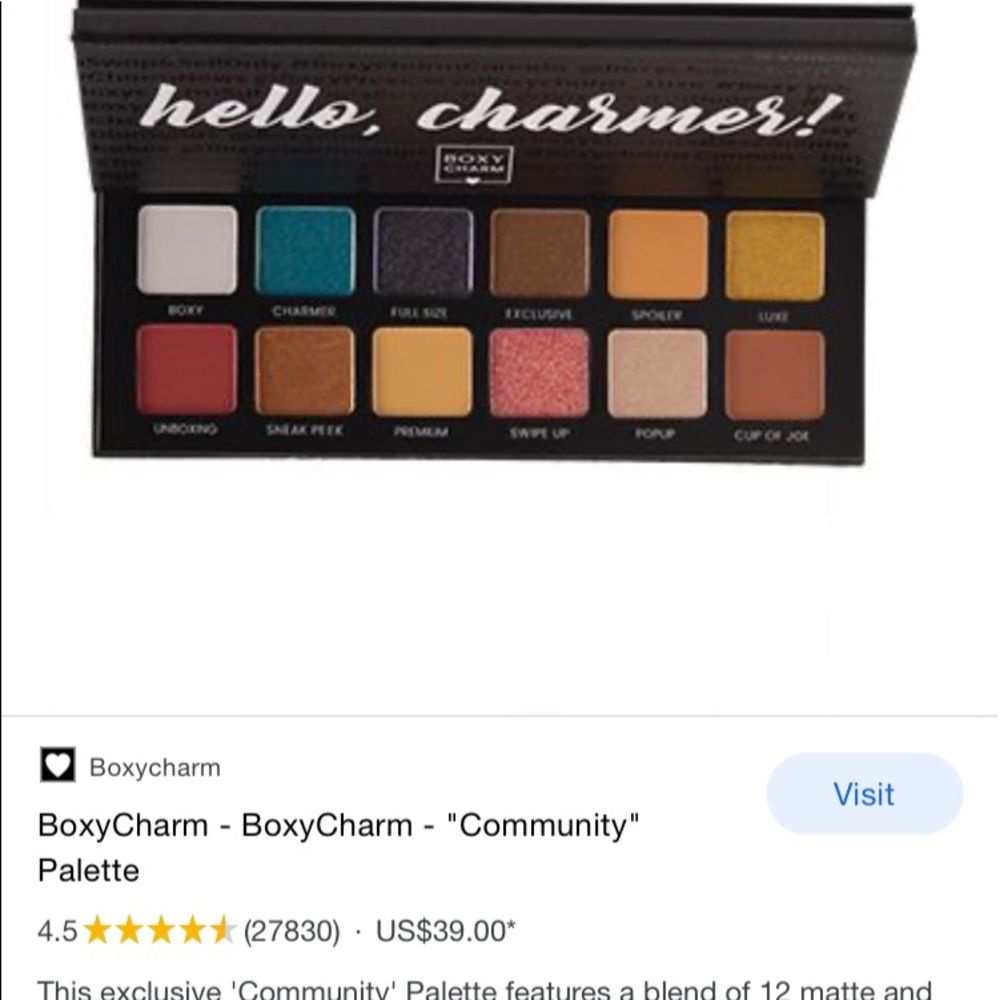 NEW Hello Charmers Palette